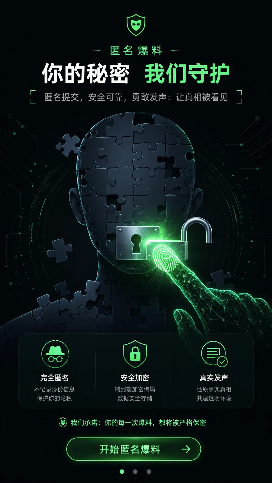 匿名投稿与线索核实说明